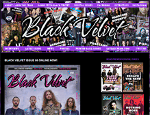 Tablet Screenshot of blackvelvetmagazine.com